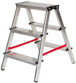 Drabina aluminiowa dwustronna Domo 2x5 125kg 114cm MOTIVE