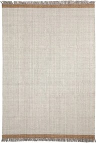 Kremowy wełniany dywan tkany ręcznie 200x300 cm Brina – Kave Home