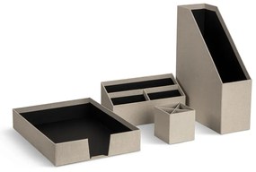 Kartonowe organizery zestaw 4 szt. Hugo Canvas Paper Laminate – Bigso