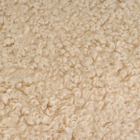 Beżowy koc z materiału sherpa 130x160 cm Sherpa – Casa Selección