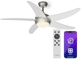 Klarstein Bolero Smart 132cm 35W wentylator sufitowy biały