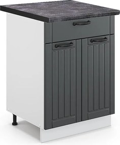Szafka dolna do kuchni antracytowy domek wiejski 60x60x82 fame-line