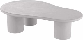 Stolik kawowy Gisela 130 cm do salonu - jasny szary