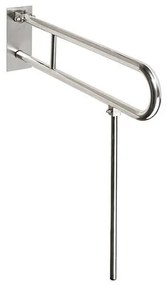 Uchwyt 10x80 cm stal nierdzewna/srebrny