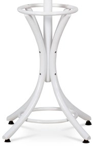 Drewniany masywny wieszak biały mat, 185 cm