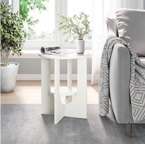 Stolik kawowy biały 40x40x50.5 vareo