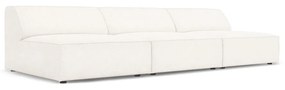 Kremowa sofa z materiału bouclé 240 cm Jodie – Micadoni Home