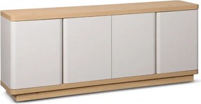 Komoda Czterodrzwiowa TIERRA 180 cm Kaszmir/Dąb Japandi