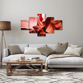 Obraz czerwonych skał (125x70 cm)