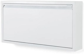 Biała metalowa uchylna szafka na buty 75x37,5x12,5 cm Billy – Spinder Design