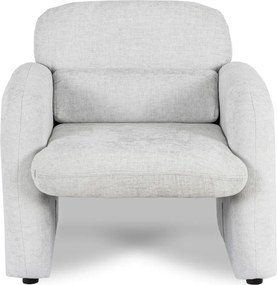 Szary fotel wypoczynkowy z podłokietnikami T8-D65