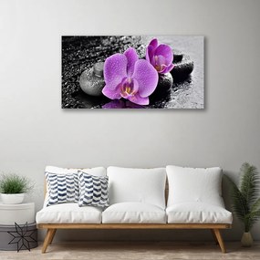 Obraz Canvas Storczyk Kwiaty Orchidea Spa