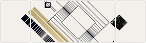 Obraz - Kształty geometryczne N⁰6 (170x50 cm)
