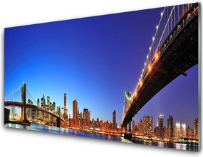 Dekor Szklany do Kuchni Stalowa Konstrukcja Metropolii