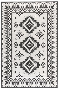 Dywan dwustronny zewnętrzny Gemini kremowo-czarny 200 cm x 290 cm