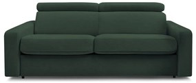 Ciemnozielona rozkładana sofa 215 cm Monaco – Bobochic Paris