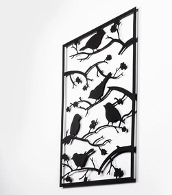 Metalowa dekoracja ścienna 47x66 cm Branch &amp; Birds – Wallity