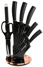 Berlinger Haus Zestaw noży w stojaku Black Rose, 8 szt.