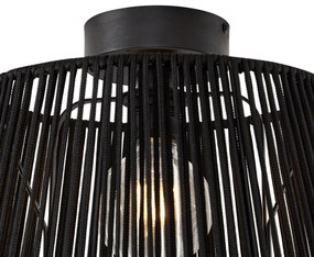 Zewnetrzna Zewnętrzna lampa sufitowa z czarną liną IP54 - JaylaJapandi Oswietlenie zewnetrzne