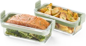 Szklane formy do pieczenia zestaw 2 szt. 20x9,5 cm – Lékué