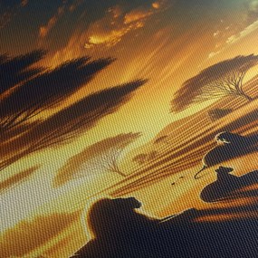 Obraz - Odpoczywające lwy (125x70 cm)