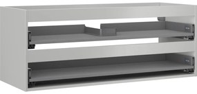 Mexen Box-A korpus szafki podumywalkowej 120 cm, 2 szuflady, szary mat - 91AX0-1200-470-2-62