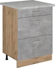 Szafka dolna do kuchni beton 60x60x81.6 r-line