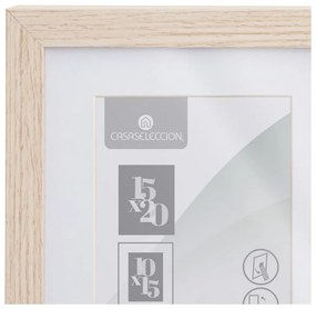 Ramka stojąca/ścienna w naturalnym kolorze 17,5x22,5 cm Sencillo – Casa Selección