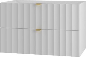 Szafka pod umywalkę wpuszczaną Arcos 07, biały mat, 80 cm