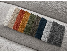 Jasnoszary podnóżek z materiału bouclé Annecy – Bobochic Paris