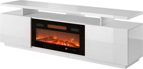 Szafka RTV Aniceto z kominkiem