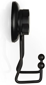 Czarny samoprzylepny podwójny haczyk ścienny Compactor Bestlock Black