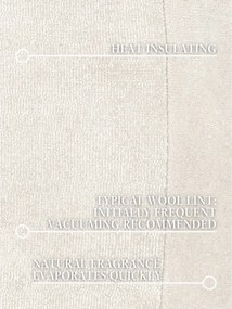 Kremowy dywan z mieszanki wełny tkany ręcznie 125x200 cm Kari Organic – Villeroy&amp;Boch