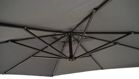 Parasol ogrodowy SOLASI 250x250 cm, grafitowy