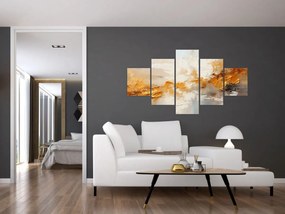 Obraz - Złota tekstura (125x70 cm)