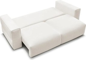 Biała rozkładana/ze schowkiem sofa 265 cm Ezechiel – Bobochic Paris