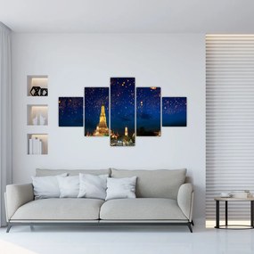 Obraz - Lampiony szczęścia, Bangkok (125x70 cm)