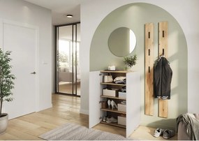 Kremowa szafka w dekorze dębu 74x105x33 cm Alviano – Germania