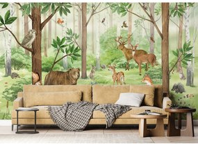 Fototapeta XXL Forest Kids 360 x 254 cm, 4 części
