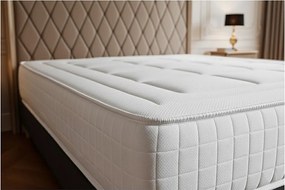 Materac Balmoral 200x200cm, Grubosc : 24 cm, Pianka z pamiecia ksztaltu, Wysoki, 3 strefy komfortu