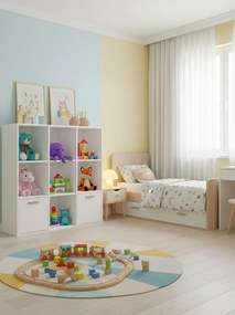 Biały modułowy regał na zabawki K6-T64