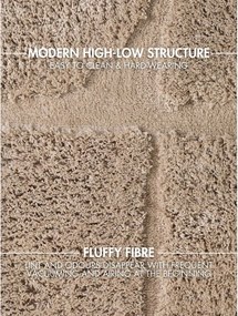 Beżowy okrągły dywan tkany ręcznie ø 160 cm Lambeth Jasper – Ted Baker