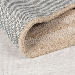 Beżowy wełniany dywan tkany ręcznie 200x290 cm Zen Rectangles – Flair Rugs