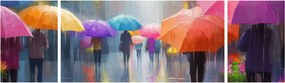 Obraz - Deszczowy dzień (170x50 cm)