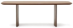 Brązowy stół w dekorze orzecha 100x240 cm Litto – Kave Home