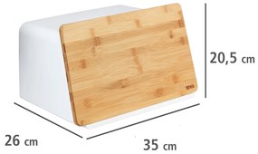 Chlebak z deską do krojenia z drewna bambusowego KUBO, WENKO