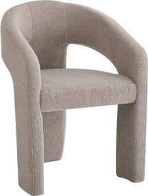 Tapicerowane krzesło do jadalni w tkaninie bouclé K612 Halmar
