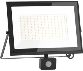 Mexen Luxpro+ naświetlacz LED z czujnikiem ruchu, 150W, Zimna - 6500K, 16500 lm, czarny - L236-150-65-70