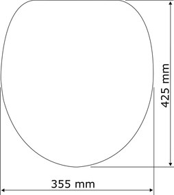 Deska sedesowa WENGE, MDF, WENKO