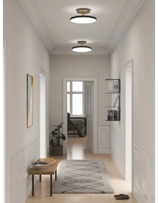Czarna lampa sufitowa LED z metalowym kloszem ø 43 cm Asteria Up – UMAGE